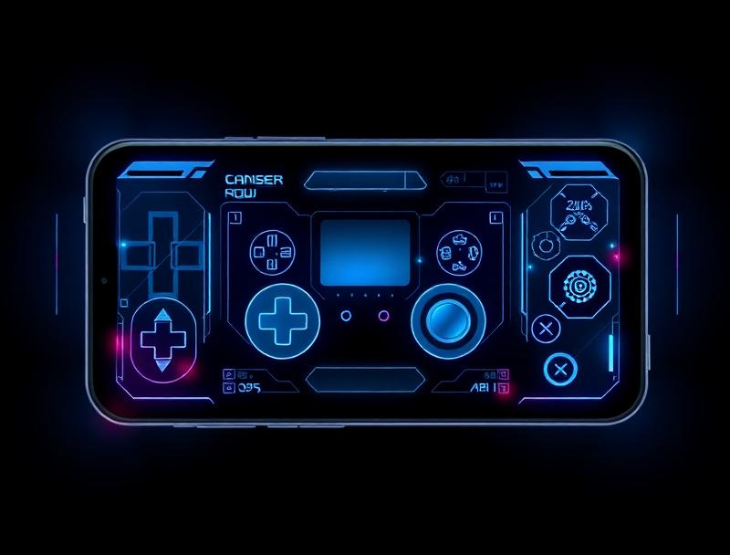 Mobile game controls interface with customization options